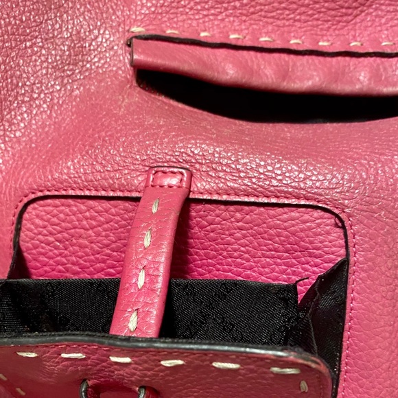 BGBC Maxazria Hot Pink Leather Handbag - Original - Picture 6 of 6
